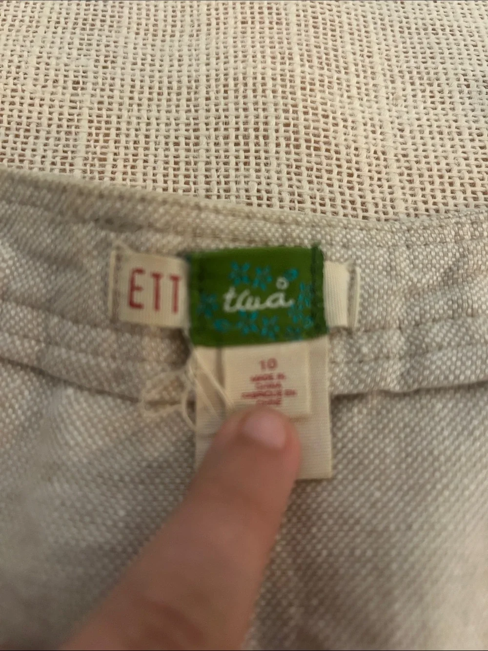 Anthropologie light gray